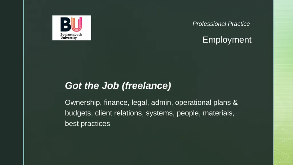 The Enterprise Roles and Responsibilities - slide 17 of 19