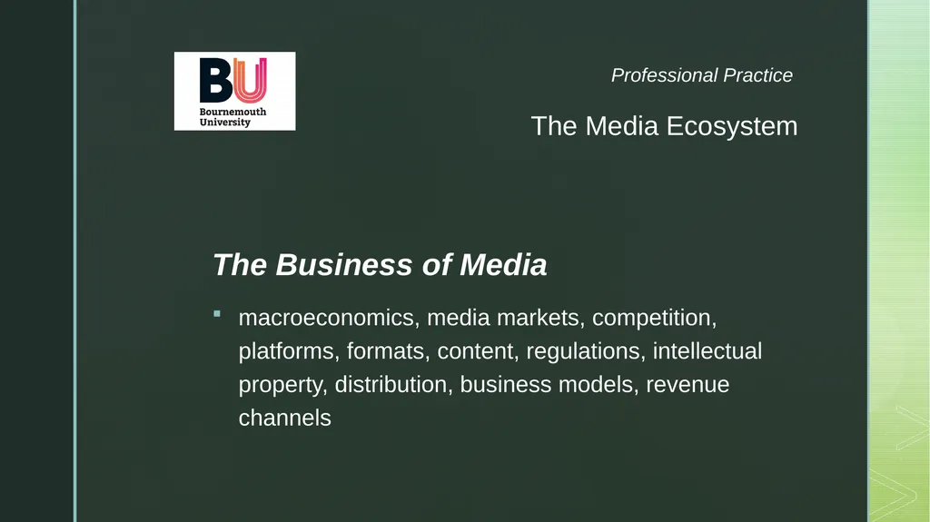 The Enterprise Roles and Responsibilities - slide 4 of 19