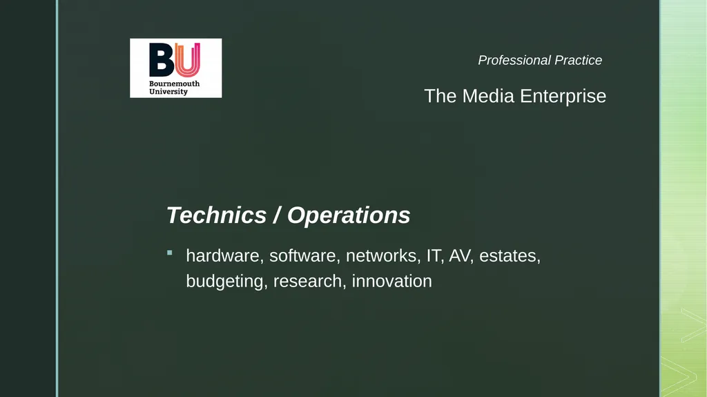 The Enterprise Roles and Responsibilities - slide 8 of 19