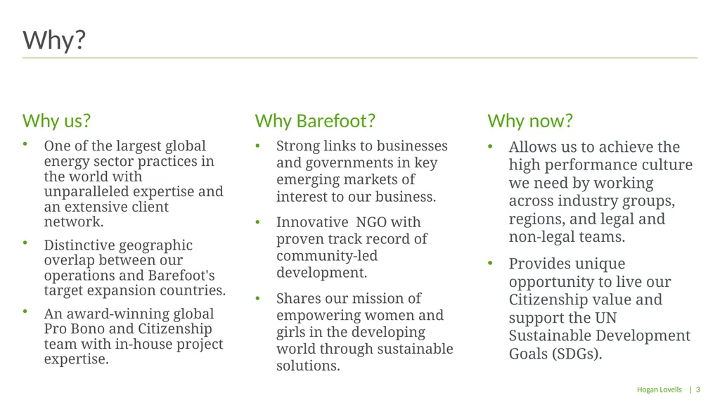 A global Citizenship partnership between Hogan - slide 3 of 12