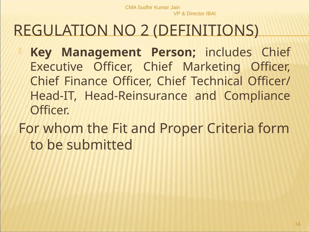 A Presentation On IRDAI (Insurance Brokers) - slide 14 of 79