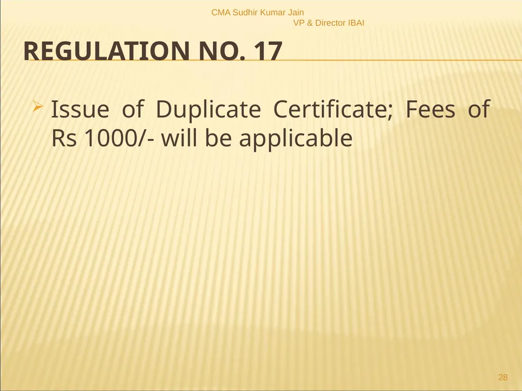 A Presentation On IRDAI (Insurance Brokers) - slide 28 of 79