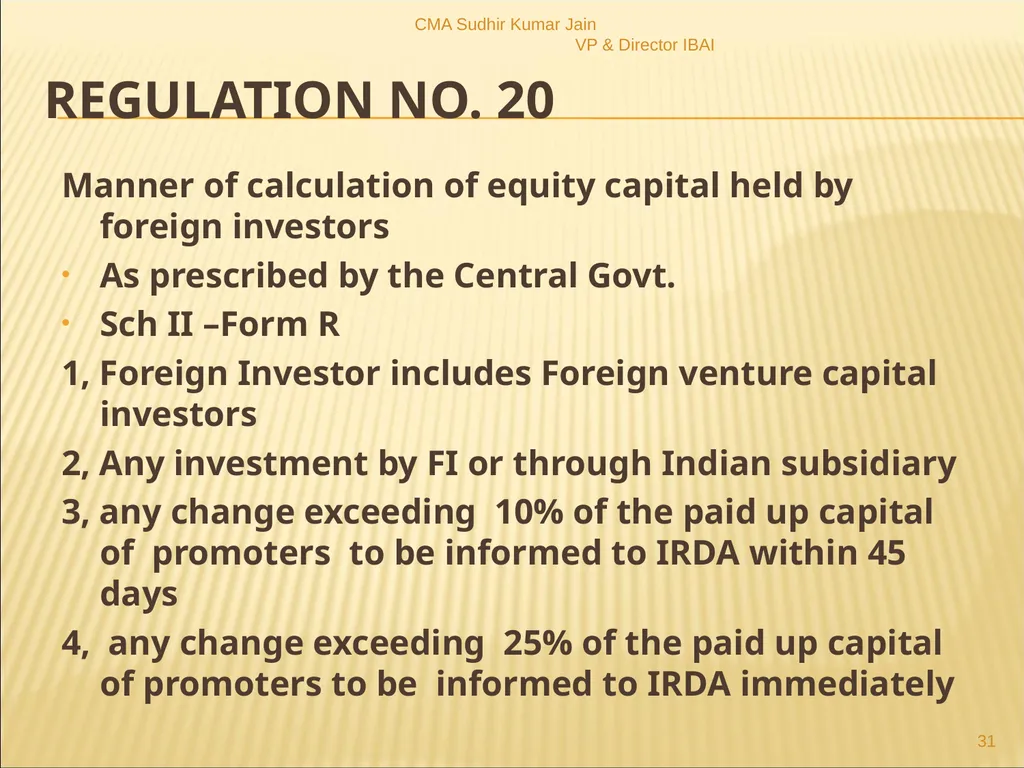 A Presentation On IRDAI (Insurance Brokers) - slide 31 of 79