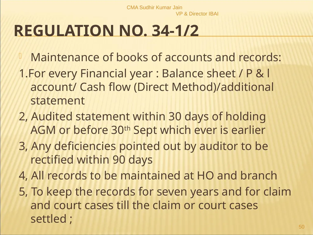 A Presentation On IRDAI (Insurance Brokers) - slide 50 of 79