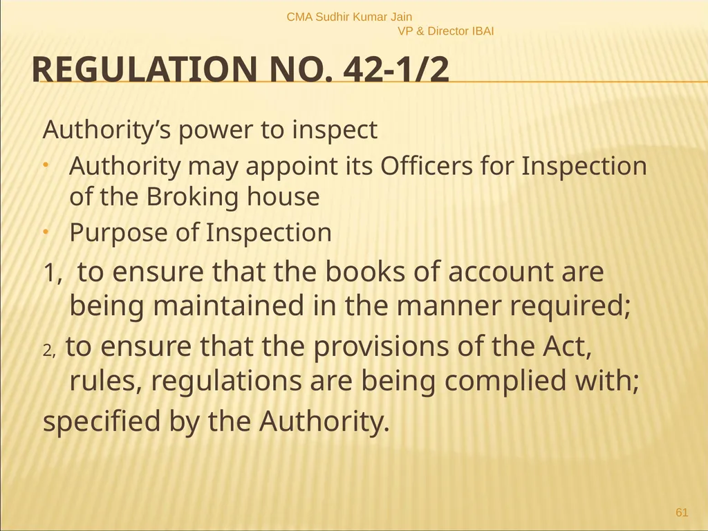 A Presentation On IRDAI (Insurance Brokers) - slide 61 of 79