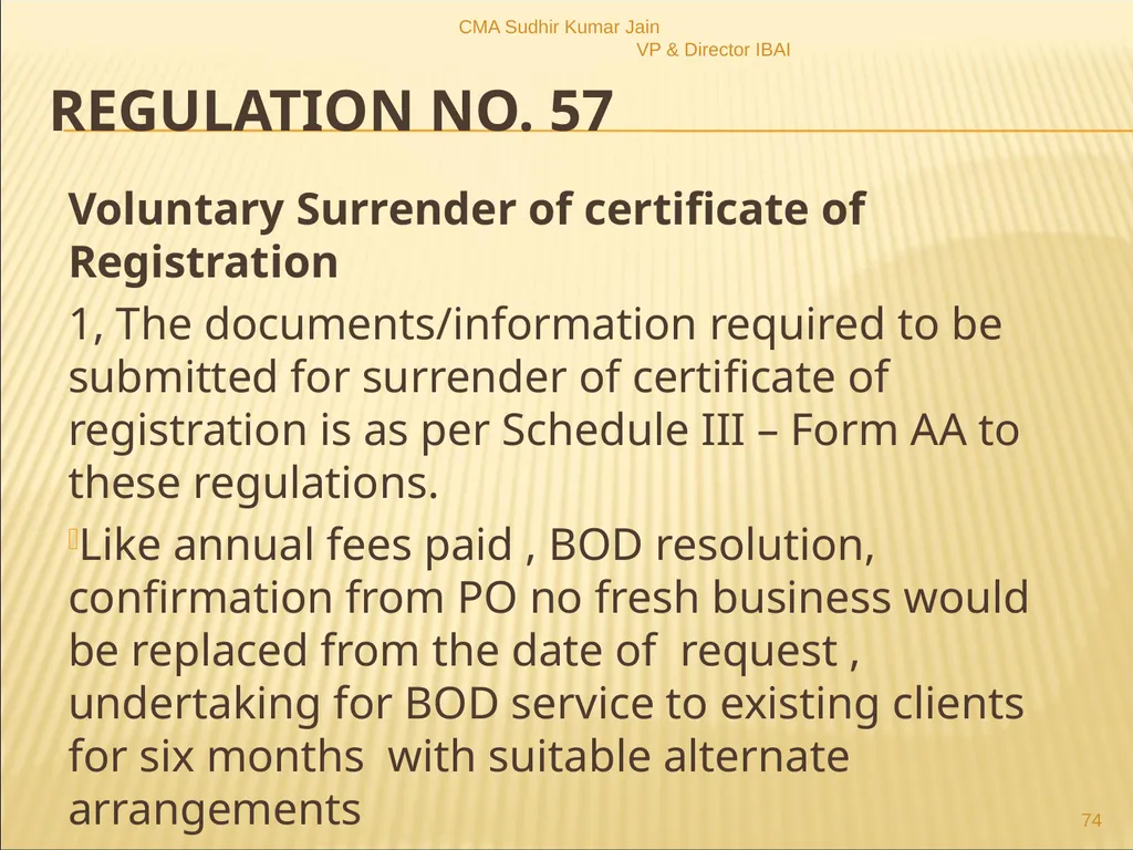 A Presentation On IRDAI (Insurance Brokers) - slide 74 of 79