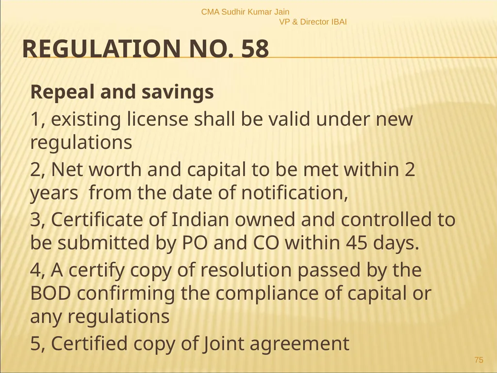 A Presentation On IRDAI (Insurance Brokers) - slide 75 of 79