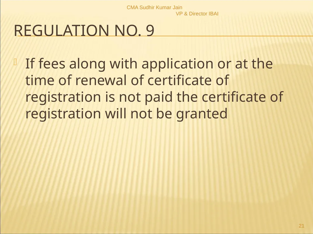 A Presentation On IRDAI (Insurance Brokers) - slide 21 of 79