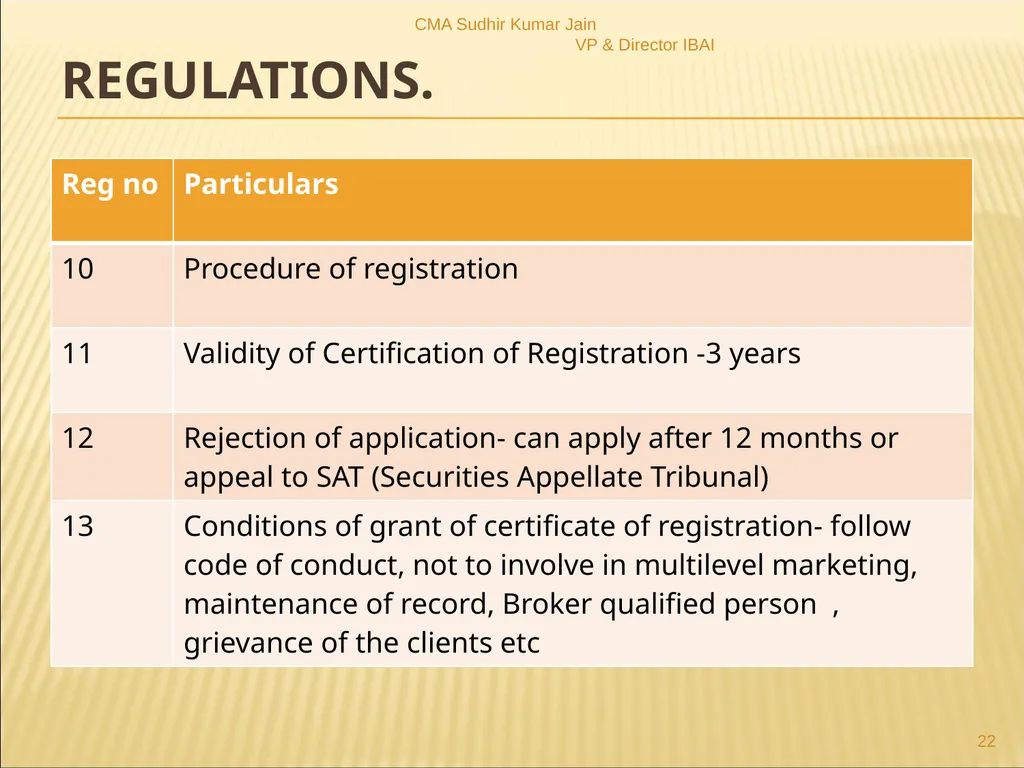A Presentation On IRDAI (Insurance Brokers) - slide 22 of 79