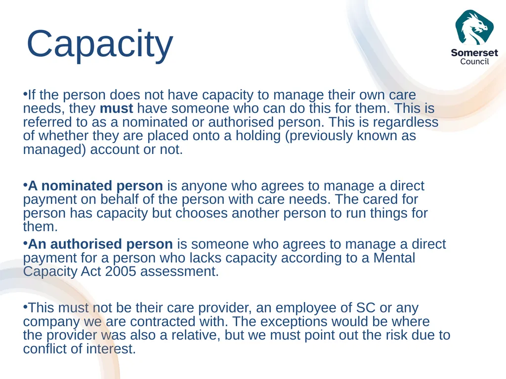 Direct Payments The following presentation is to - slide 4 of 38