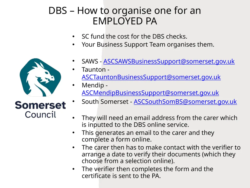 Direct Payments The following presentation is to - slide 22 of 38