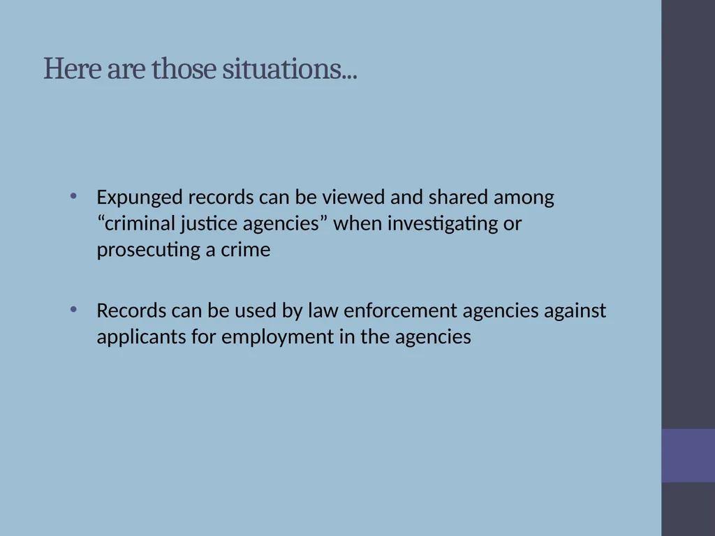 Criminal Expungement Full Representation Training - slide 8 of 41