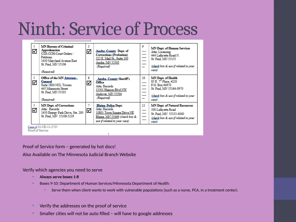 Criminal Expungement Full Representation Training - slide 32 of 41