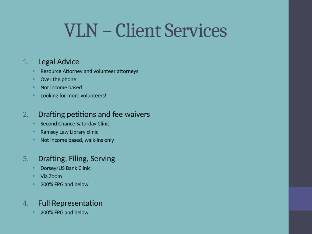 Criminal Expungement Full Representation Training - slide 3 of 41