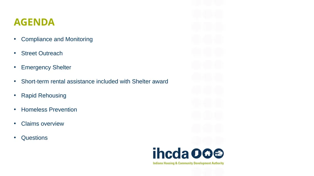 Fiscal Year 2022 Emergency Solutions Grant (ESG) - slide 2 of 78