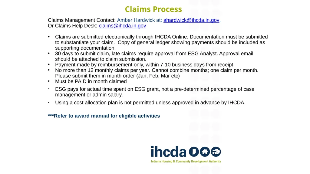 Fiscal Year 2022 Emergency Solutions Grant (ESG) - slide 73 of 78