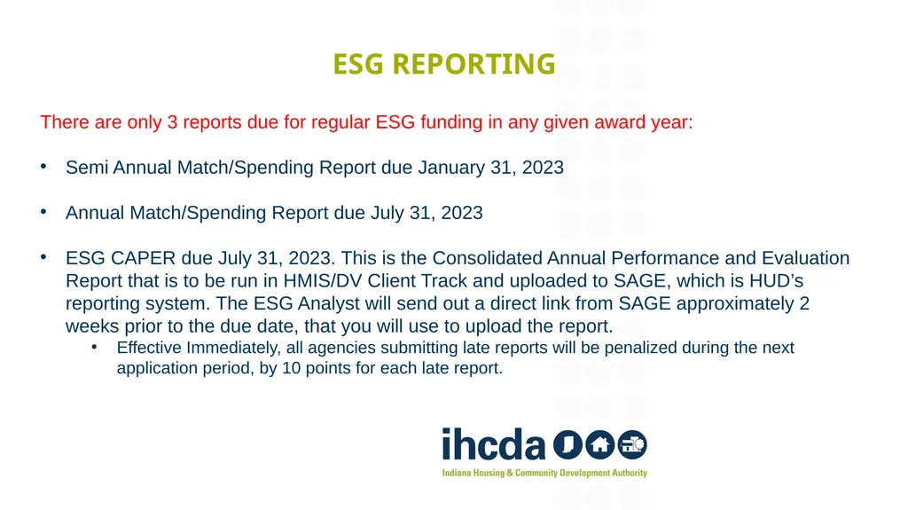 Fiscal Year 2022 Emergency Solutions Grant (ESG) - slide 77 of 78