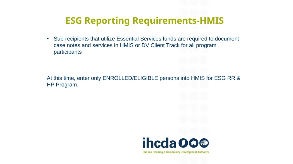 Fiscal Year 2022 Emergency Solutions Grant (ESG) - slide 10 of 78