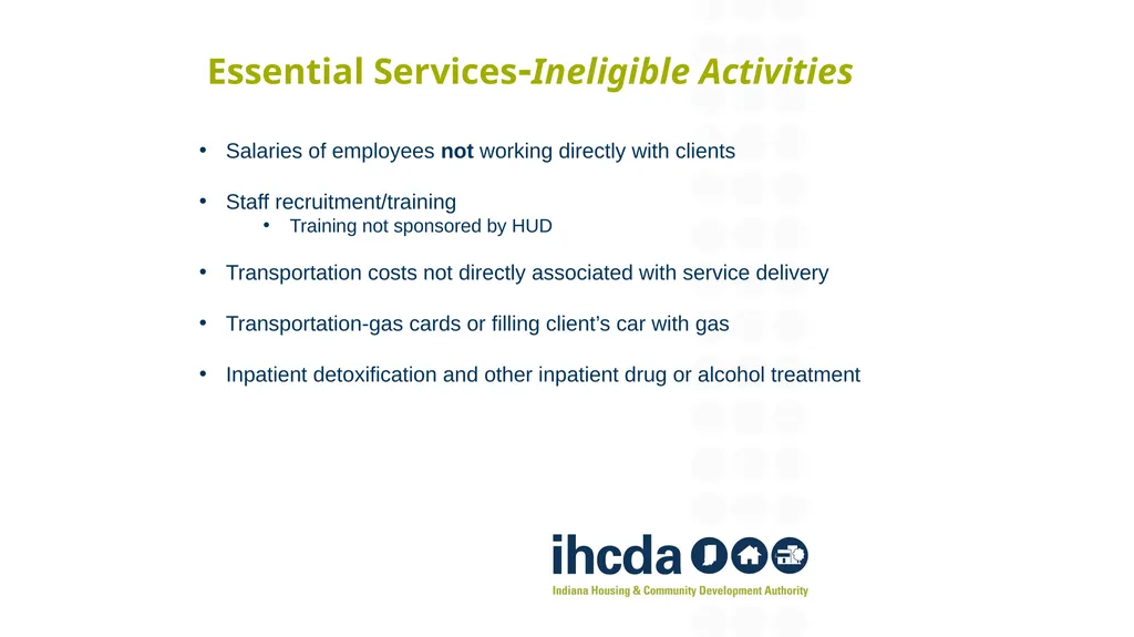 Fiscal Year 2022 Emergency Solutions Grant (ESG) - slide 28 of 78