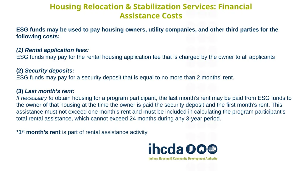 Fiscal Year 2022 Emergency Solutions Grant (ESG) - slide 41 of 78