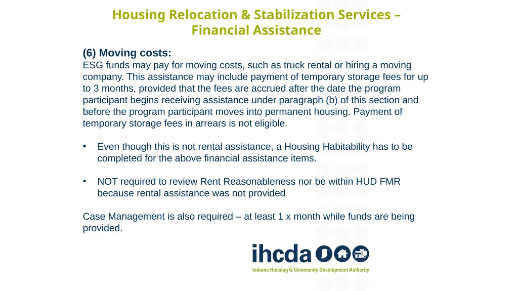 Fiscal Year 2022 Emergency Solutions Grant (ESG) - slide 43 of 78