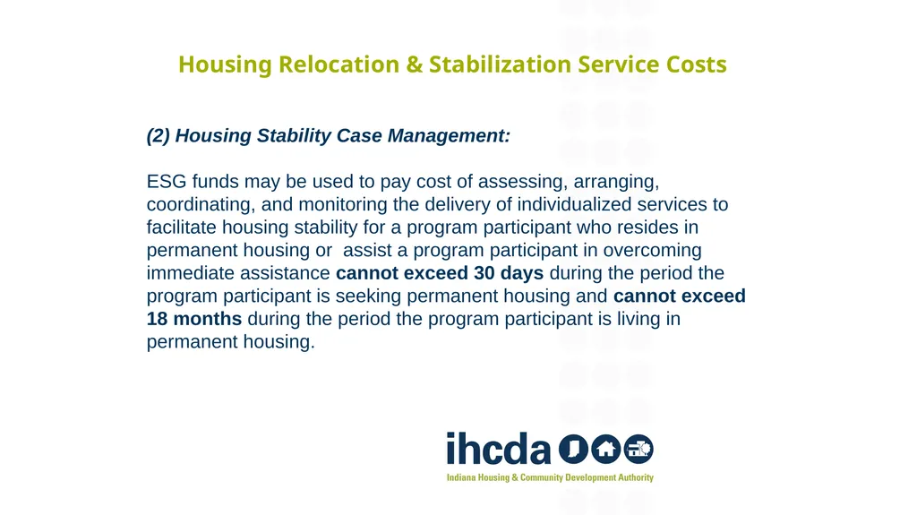 Fiscal Year 2022 Emergency Solutions Grant (ESG) - slide 45 of 78