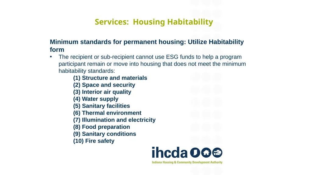 Fiscal Year 2022 Emergency Solutions Grant (ESG) - slide 50 of 78