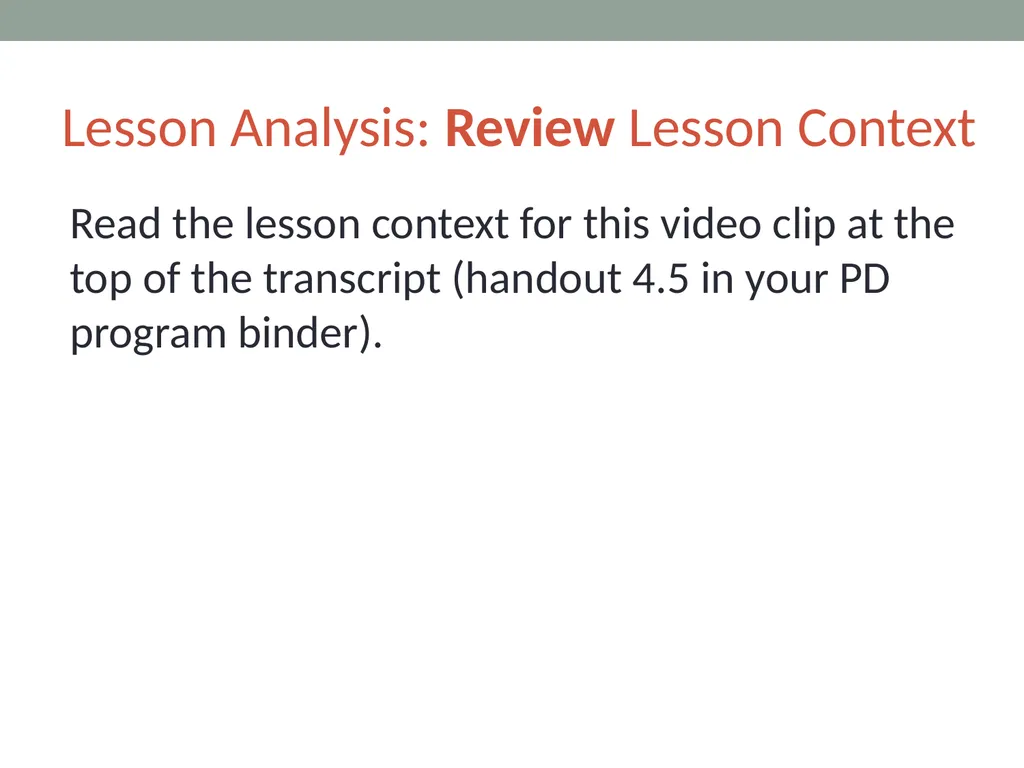 RESPeCT PD pROGRAM RESPeCT Summer Institute Day 4 - slide 18 of 63