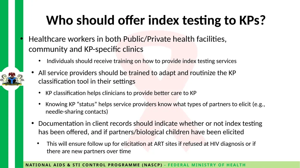 Providing Index Testing Services ll Learning - slide 10 of 16