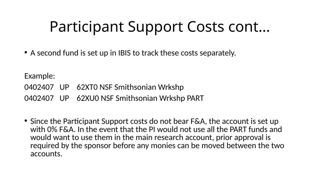 Cost Analysis Guidance for Information Requested - slide 5 of 18