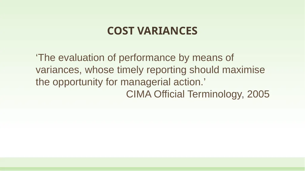 UNIT 14: ADVANCED MANAGEMENT ACCOUNTING Unit code: - slide 20 of 26