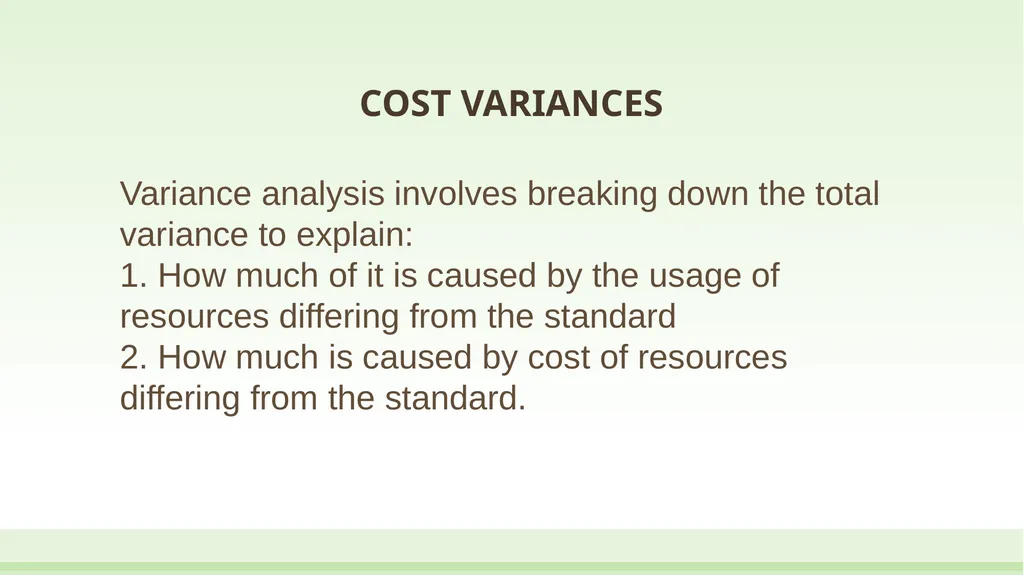 UNIT 14: ADVANCED MANAGEMENT ACCOUNTING Unit code: - slide 21 of 26