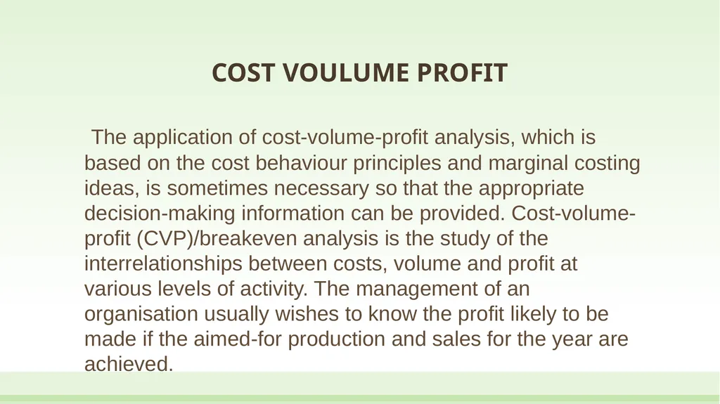 UNIT 14: ADVANCED MANAGEMENT ACCOUNTING Unit code: - slide 14 of 26