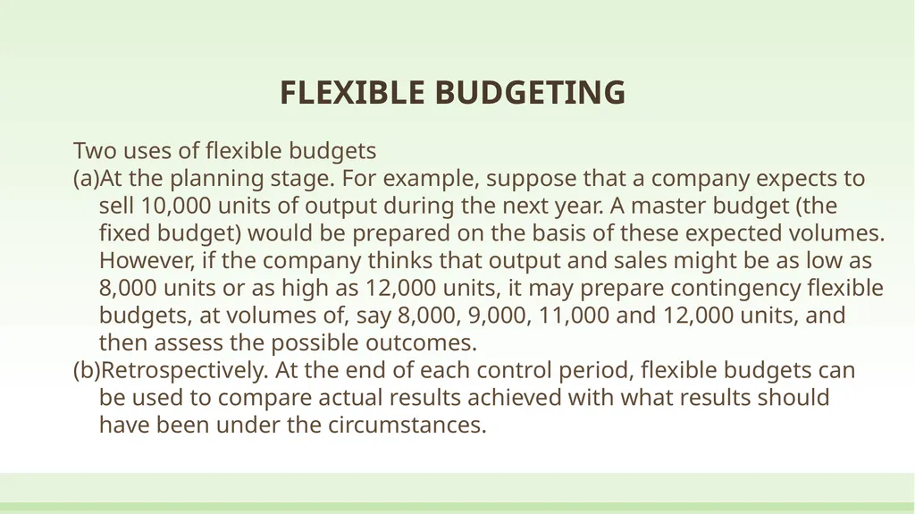 UNIT 14: ADVANCED MANAGEMENT ACCOUNTING Unit code: - slide 18 of 26