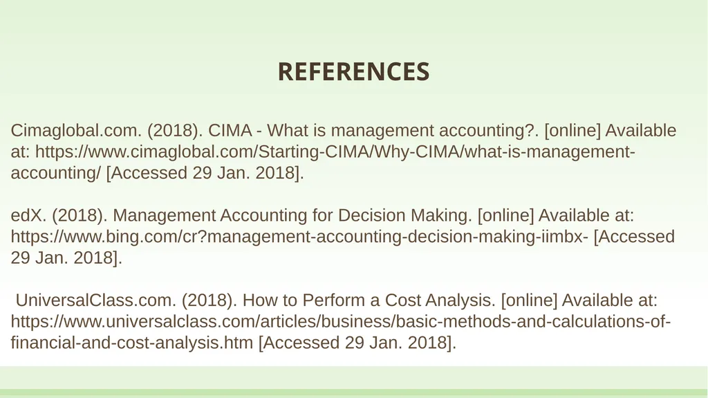 UNIT 14: ADVANCED MANAGEMENT ACCOUNTING Unit code: - slide 24 of 26