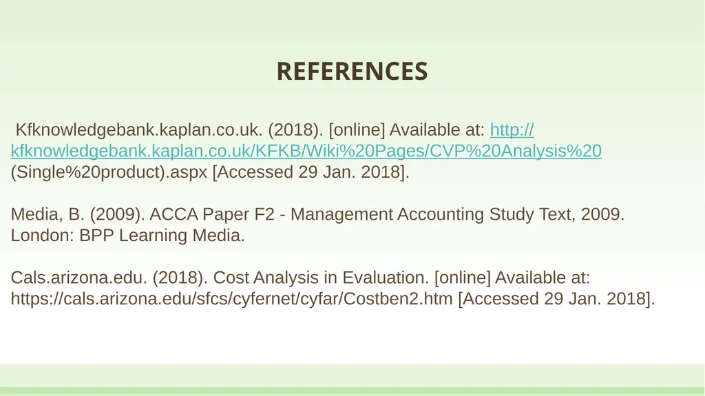 UNIT 14: ADVANCED MANAGEMENT ACCOUNTING Unit code: - slide 25 of 26