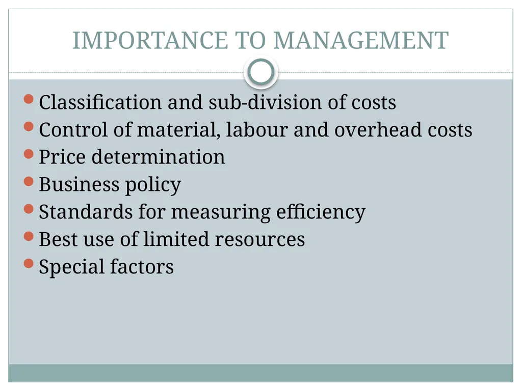 Date: 16.07.16 COST AND MANAGEMENT ACCOUNTING – - slide 5 of 32