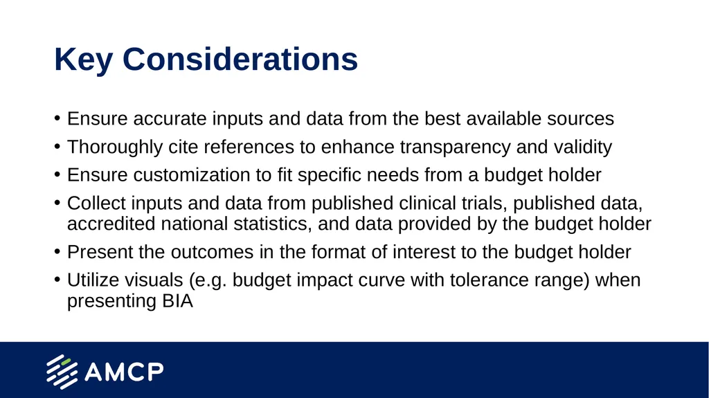 Budget Impact Analysis Created by the School of - slide 24 of 29