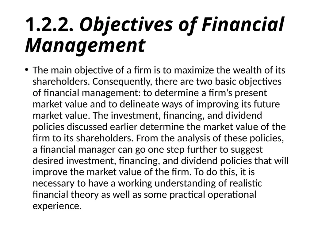 Financial Analysis, Planning and Forecasting - slide 5 of 25