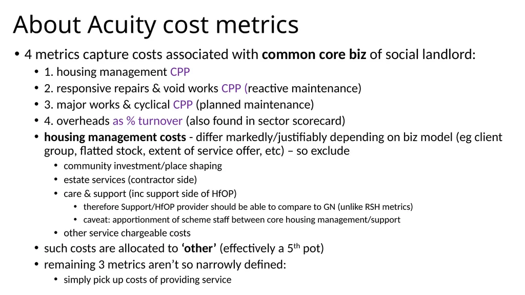 Data quality workshop: getting it right – - slide 17 of 26