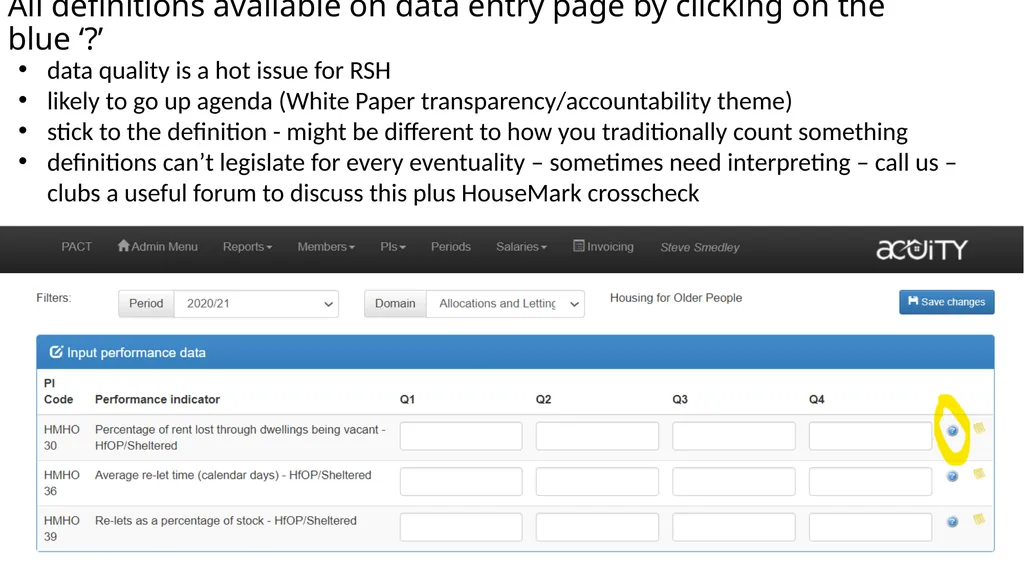Data quality workshop: getting it right – - slide 5 of 26