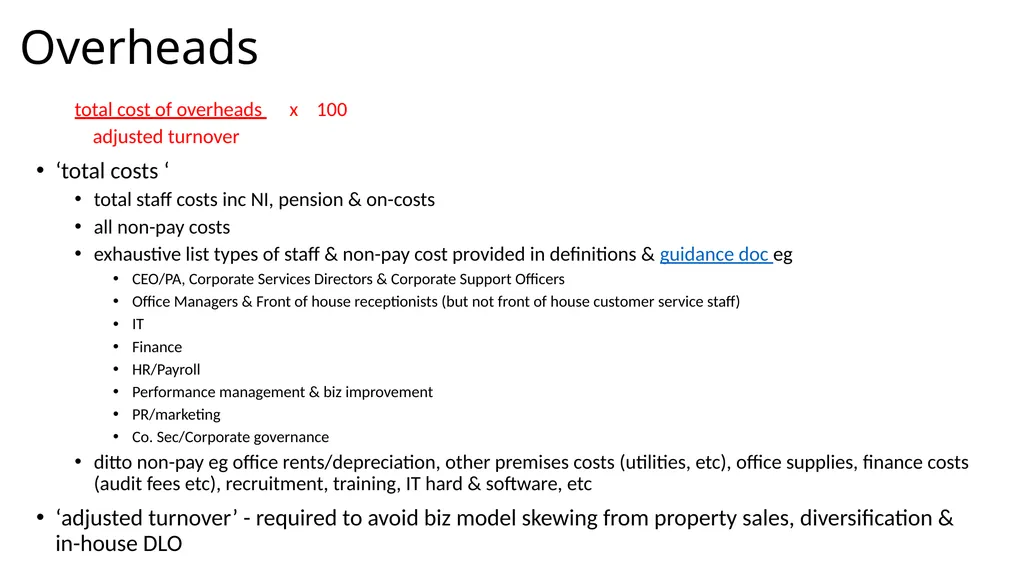 Data quality workshop: getting it right – - slide 21 of 26
