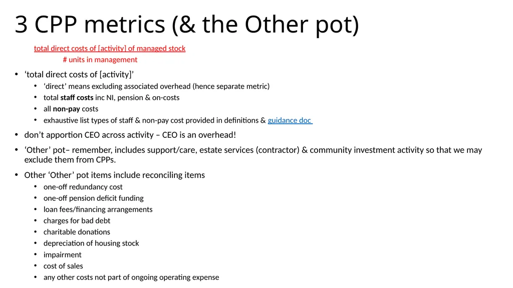 Data quality workshop: getting it right – - slide 20 of 26