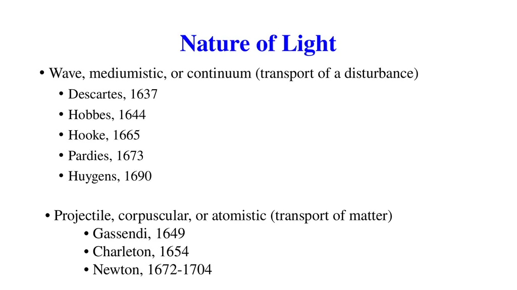 Fundamental problems of 17th-Century Physics: The - slide 10 of 20