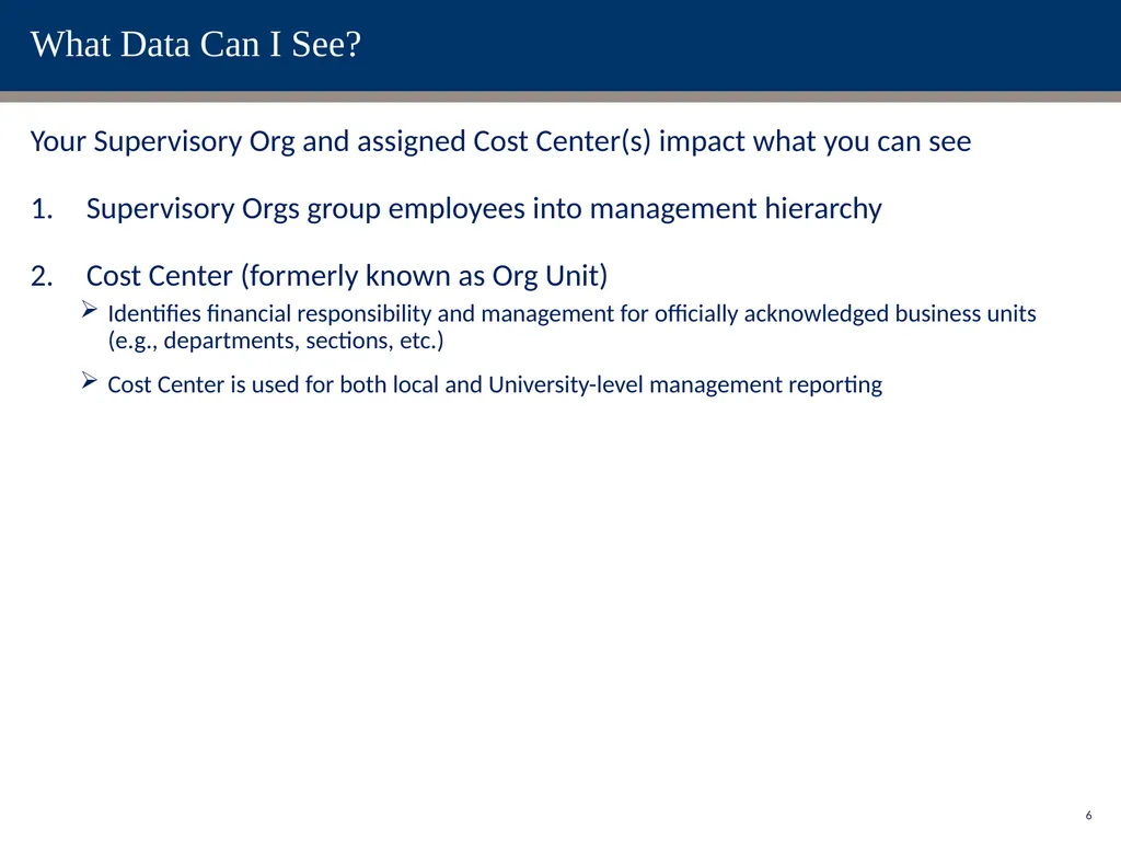 Change Network Reporting Sessions: Procurement & - slide 6 of 24