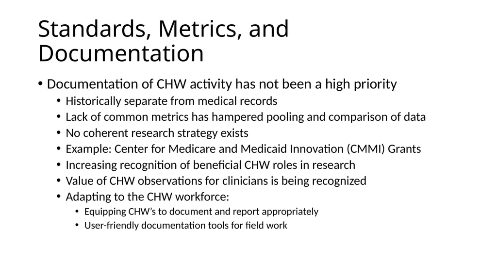 PROMOTORAS: A VALUE DRIVEN SOLUTION FOR COMMUNITY - slide 6 of 38