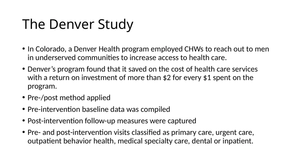 PROMOTORAS: A VALUE DRIVEN SOLUTION FOR COMMUNITY - slide 17 of 38