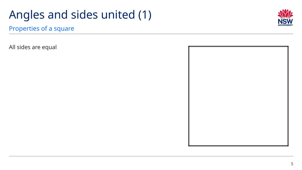 Sides and angles united Explicit teaching NSW - slide 5 of 12