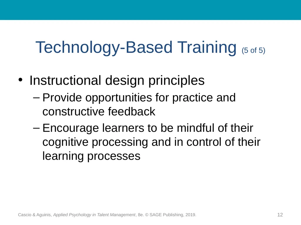 Chapter 16 Training and Development: - slide 12 of 30