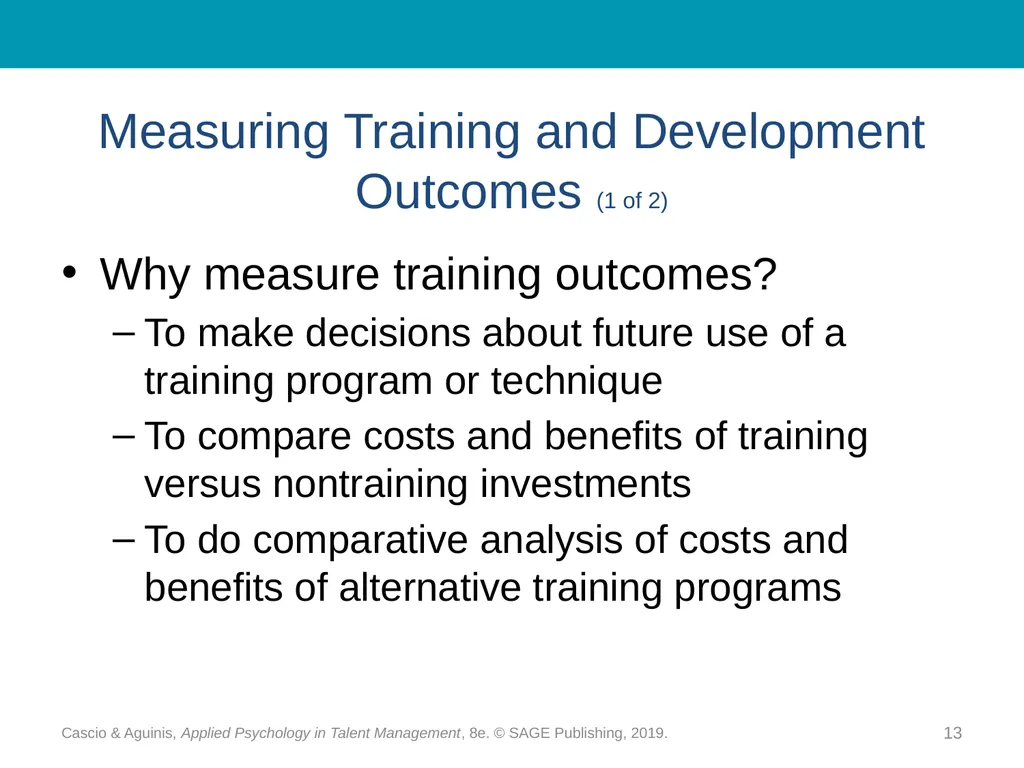 Chapter 16 Training and Development: - slide 13 of 30